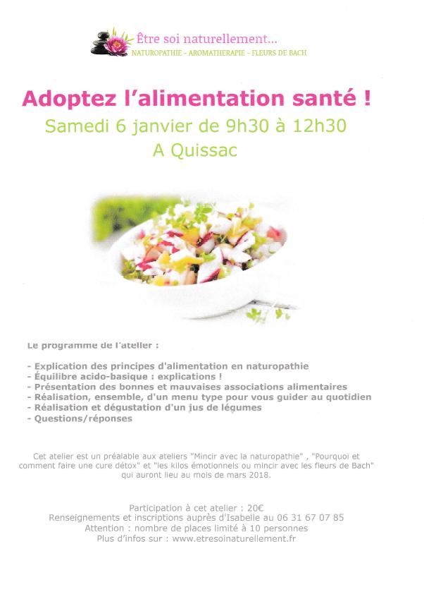 Affiche alimentation sante