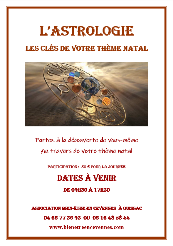 Affiche astrologie dates a venir