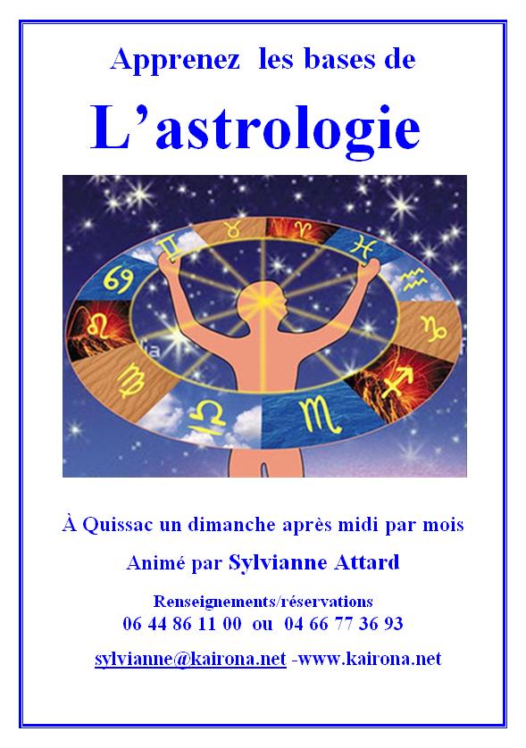 Affiche astrologie sylvianna attard