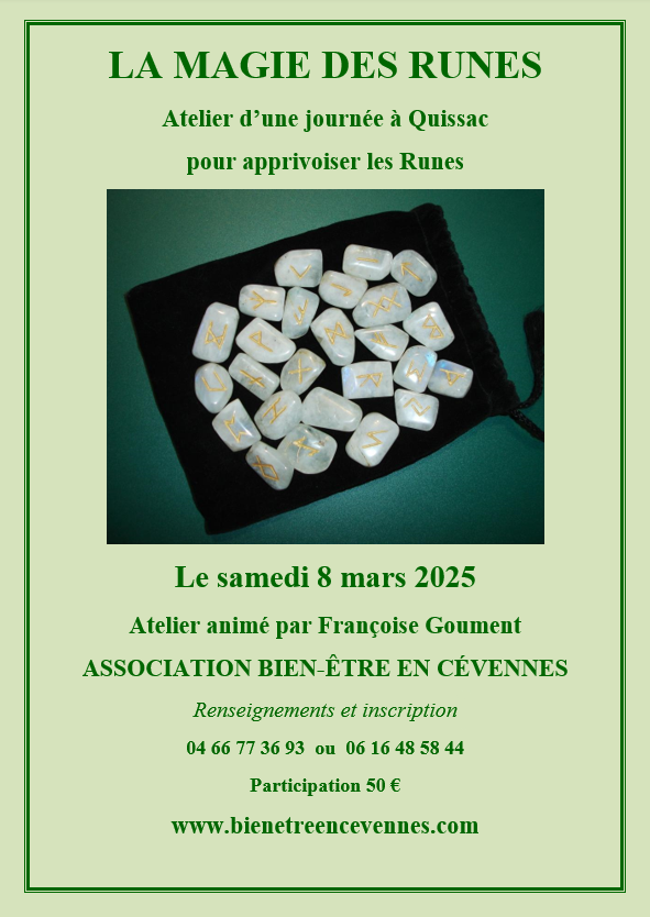 Affiche runes mars 2025