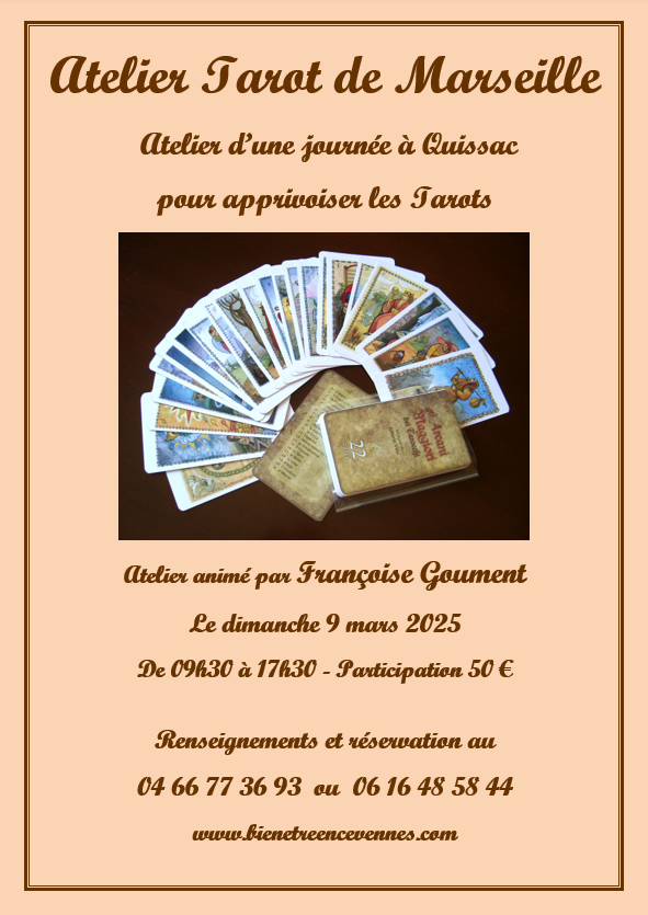 Affiche tarots mars 2025