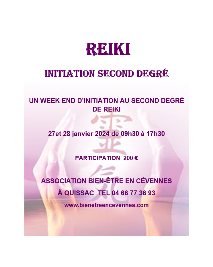 Reiki 2 janvier 2024