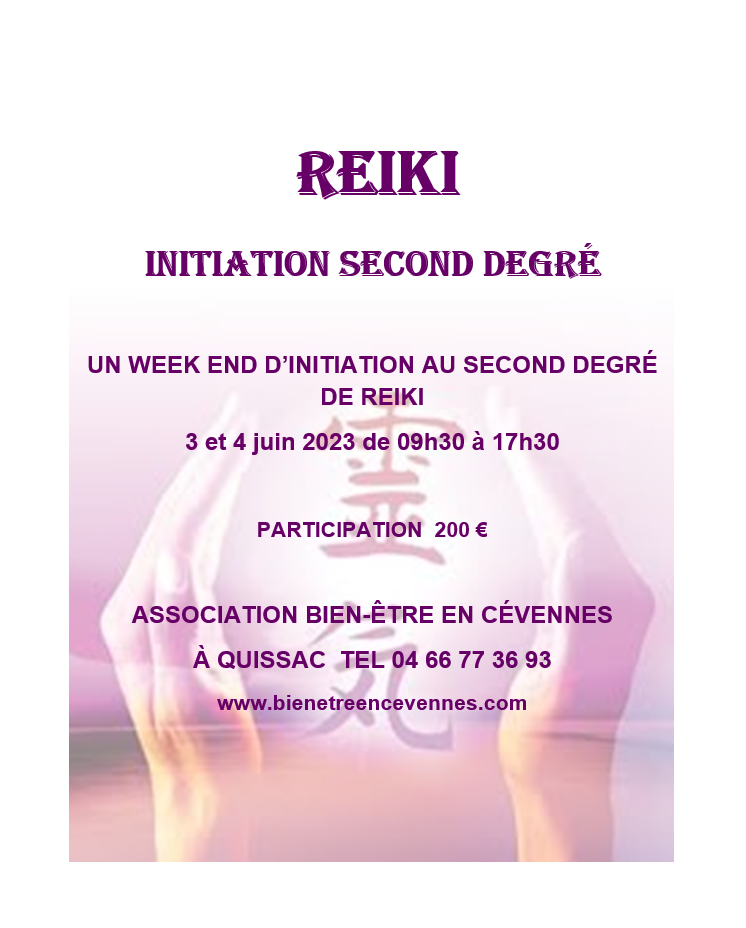 Reiki 2 juin 2023