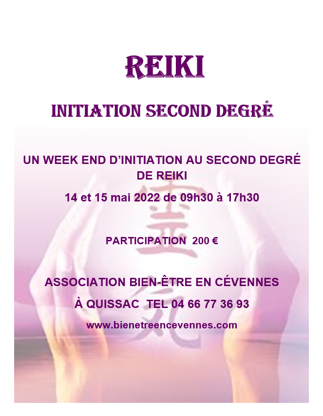 Reiki 2 mai 2022