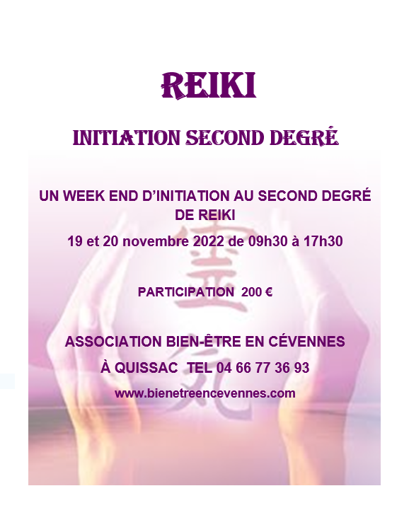 Reiki 2 novembre 2022