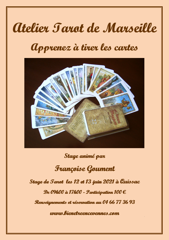 Tarot 12 et 13 juin 2021