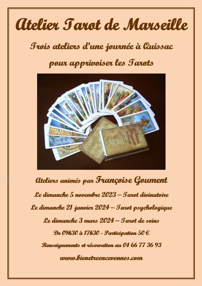 Tarots nov 2023 janvier mars 2024